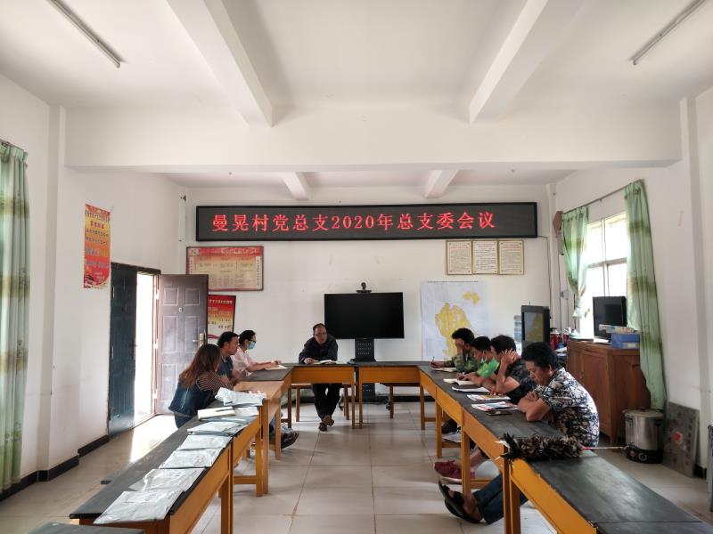 图片2曼晃村党总支就甘蔗种植专业合作社事宜召开总支委员会