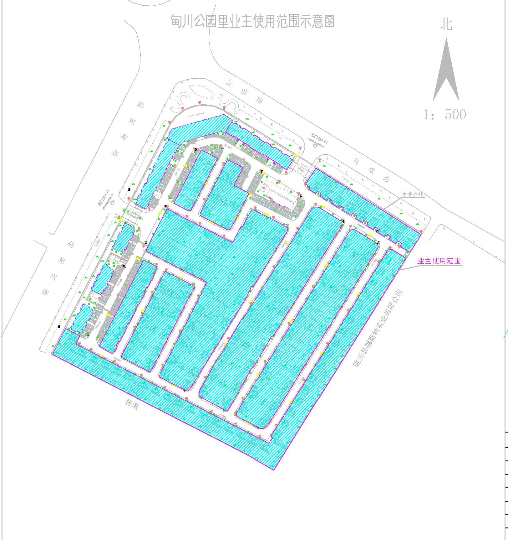 甸川公园里竣工总平图(1) Model (2)_副本111