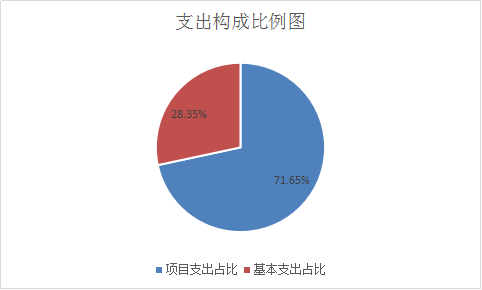 支出构成比例图