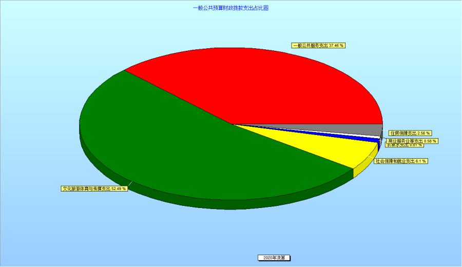 一般公共预算财政拨款支出占比图